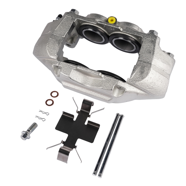 刹车钳 Front Left Brake Caliper Fits for Cadillac Escalade Chevrolet Silverado 1500 GMC Sierra 1500 2019-2024 Silver 1Pc-2