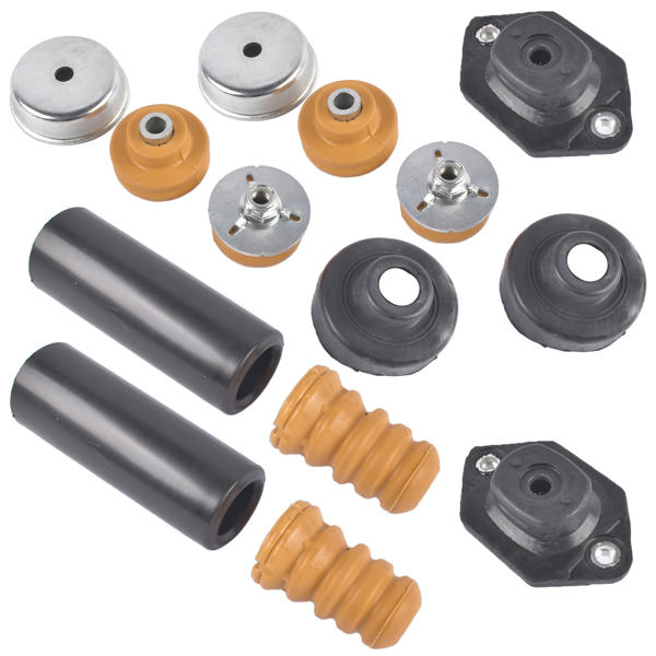 减震顶胶 Rear Shock Mounts Bump Stops Dust Boots Kit Replacement for BMW 128i 328i 335i 33506771737-6