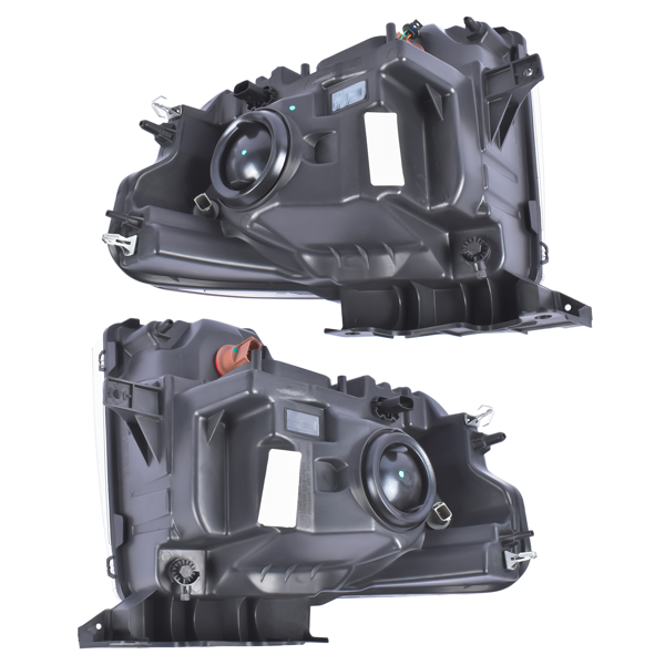 汽车大灯 Pair Left & Right HID/Xenon Chrome Headlight Replacement for 2013-2014 Ford F150 FO2518120-10