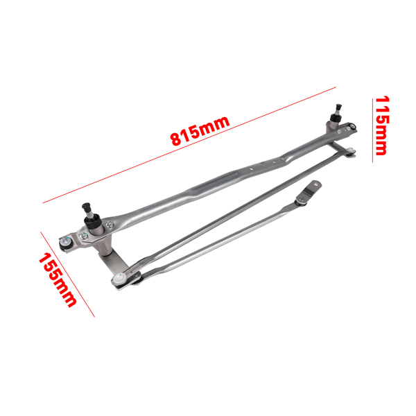 雨刮连杆 Windshield Wiper Motor Fits for Cadillac Escalade Chevrolet Avalanche 1500 GMC Sierra 1500 1999-2003-6