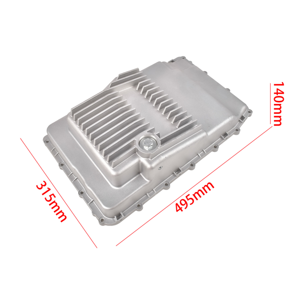 油底壳 10R80 Cast Aluminum Transmission Oil Pan Replacement for Ford F-150 Mustang Expedition 17-24-5