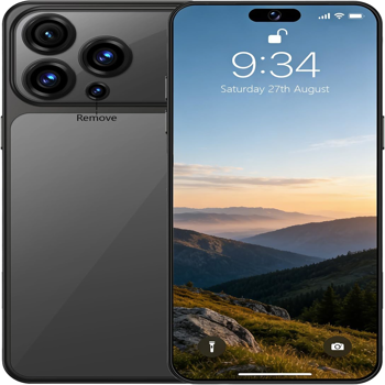 A17 Pro Max 5G Android 15 智能手机，6.8英寸 FHD+ 显示屏，8GB 内存 + 256GB 存储，7200万像素前置摄像头和1.08亿像素后置摄像头，8000mAh 电池，全球版