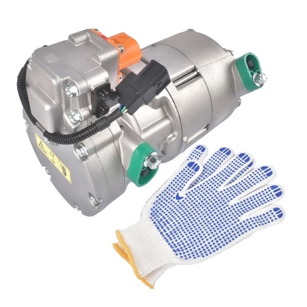 汽车空调压缩机 A/C Compressor with Clutch Fits for Kia Niro Sport Utility 2017-2022 1.6L L4 Silver 1Pc-5