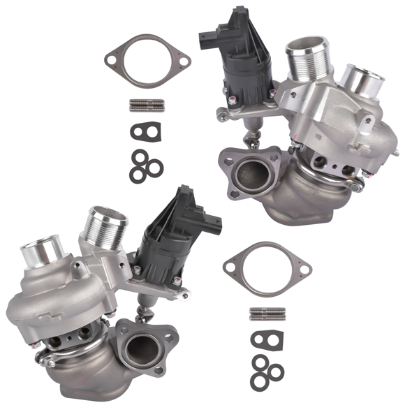涡轮增压器套装 Twin Turbo Turbocharger K03 Replacement for Ford F-150 Expedition Navigator 3.5L 2018-2023-7