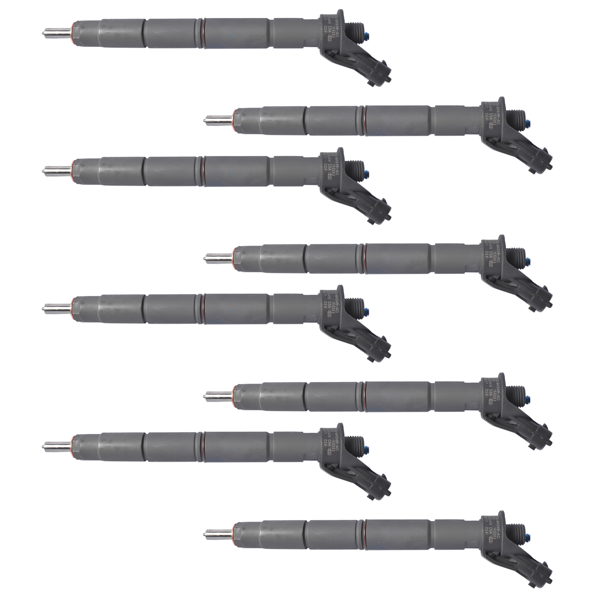 喷油器 8PCs Fuel Injector BC3Z9H529A Replacement for 2011-2014 Ford Power Stroke V8 6.7L 0445117024 BC3Q9K546AD-1