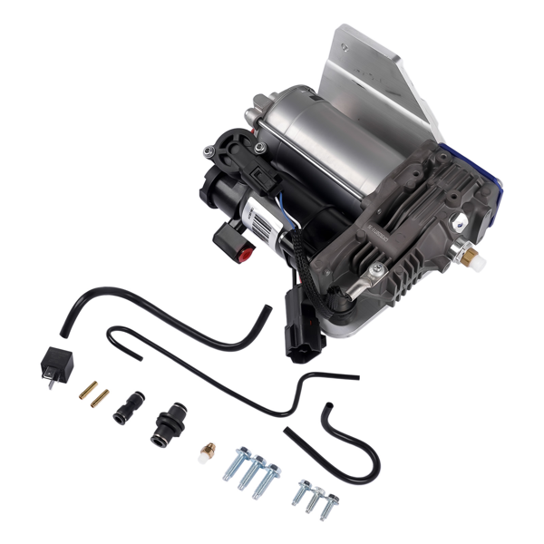 空气悬挂气泵 Air Compressor Pump w/Relay Replacement for Land Range Rover Sport LR3 LR4 LR011837 LR015303-1