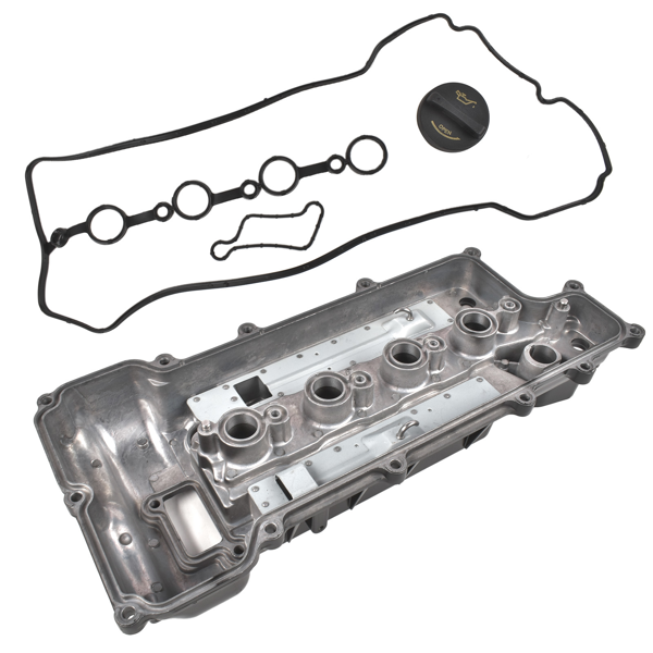 气门室盖 Aluminum Engine Valve Cover with Gasket Fits for Kia Rio Optima 2016-2020 Hyundai Elantra Black 1Pc-5