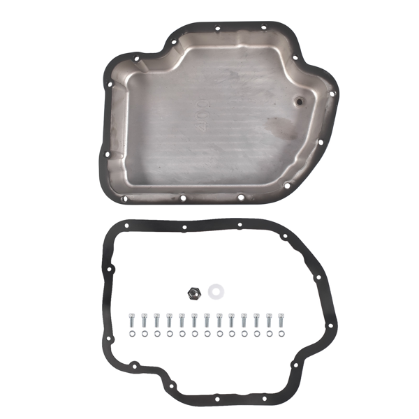 变速箱油底壳 Finned Aluminum 2-3/8" Automatic Transmission Oil Pan Fits for GM TH400 Turbo 400-2