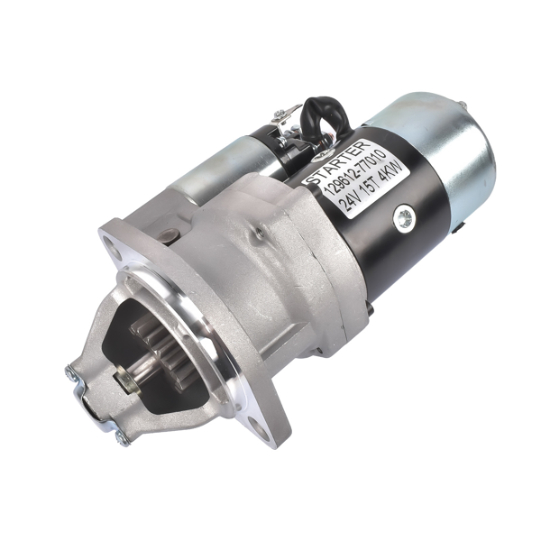 起动机 Starter Replacement for Yanmar Engine 4TNV84T 4TNV84T-DFM 129612-77011 24V 15 Teeth 4KW-6