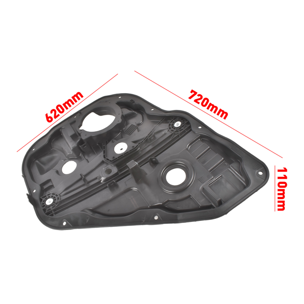 玻璃升降器 Rear Right Power Window Regulator Fits for Hyundai Santa Fe 2019-2022 83481S1000 Black 1Pc-5
