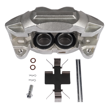 刹车钳 Front Right Brake Caliper Fits for Cadillac Escalade Chevrolet Silverado 1500 GMC Sierra 1500 2019-2024 Silver 1Pc
