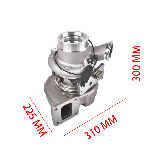 涡轮增压器 Turbocharger + Sensor Replacement for Paccar HE400VG MX13 EPA17 12.9L 2348169PEX, 2206260-14