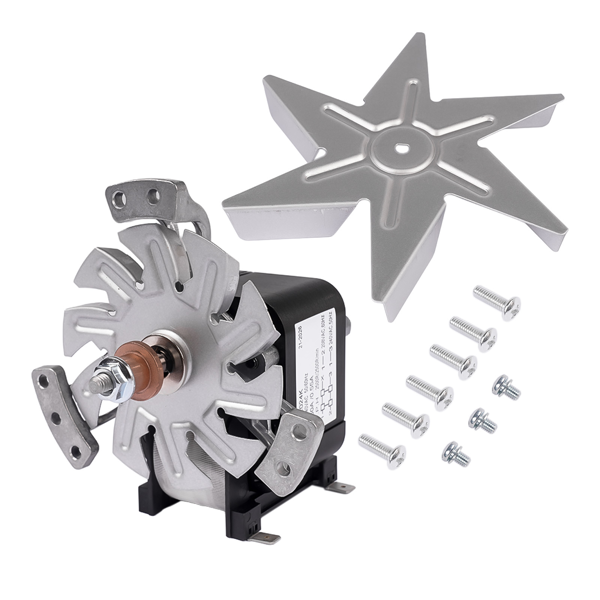 烤箱电机 Oven Motor Replacement for Commercial Oven Models E22M3 E25 E31 E32 OEM M242024K 0.60A/0.55A-6
