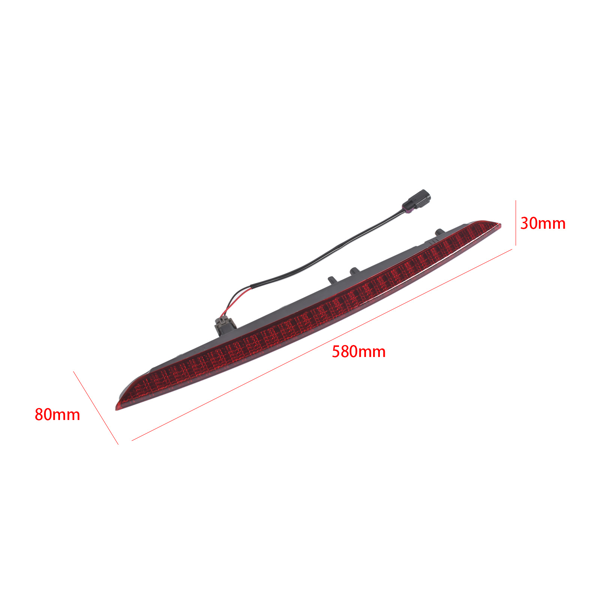 刹车灯 LED High Third Mount Brake Stop Light Replacement For 2016-2018 Lincoln MKX Red FA1Z13A613AB-6