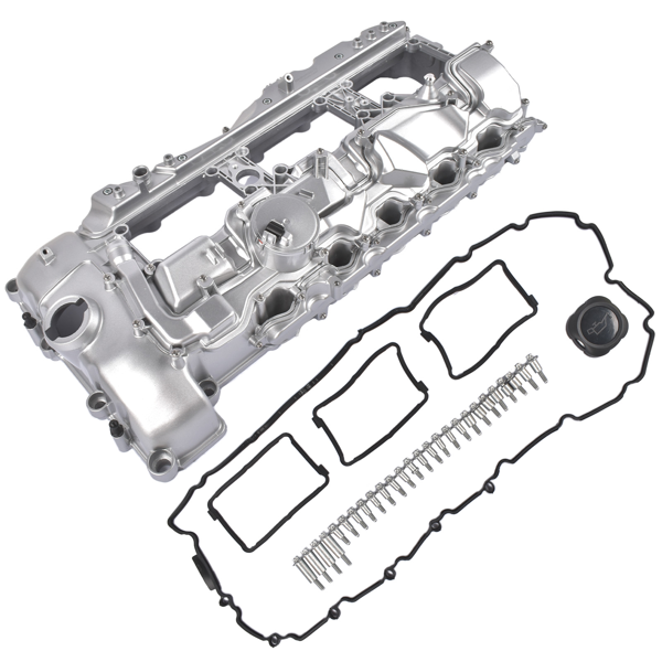 气门室盖 Valve Cover+Gasket+Oil Cap #7570292 Replacement for 2010-2017 BMW 535i GT xDrive 540i 530i-5