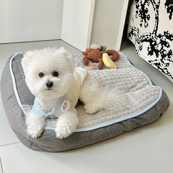 大型犬宠物沙发/狗床/狗垫子/狗窝/宠物冬季保暖睡垫（可拆洗）+1根狗磨牙绳结-80x64x18cm-13