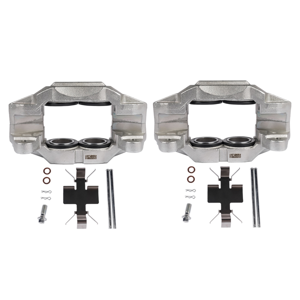 刹车钳 2Pcs Front Left and Right Brake Caliper Fit for Cadillac Escalade Chevrolet Silverado 1500 GMC Sierra 1500 2019-2024 Silver-5