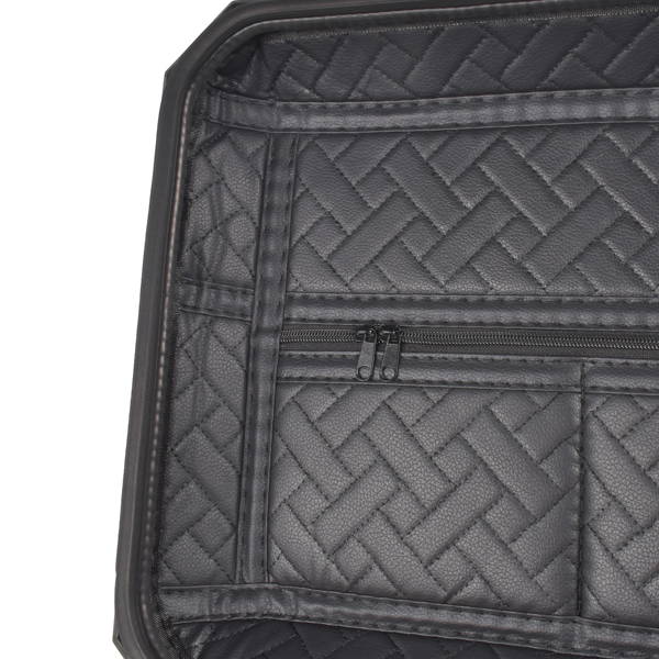 铝合金车尾箱 Aluminum Alloy 45L Motorcycle Tail Box w/Double Lock System Titanium w/Black Backrest-12