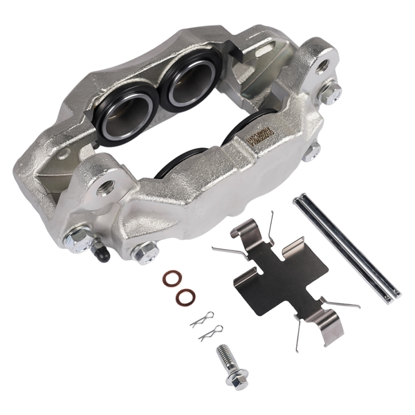刹车钳 Front Left Brake Caliper Fits for Cadillac Escalade Chevrolet Silverado 1500 GMC Sierra 1500 2019-2024 Silver 1Pc-7