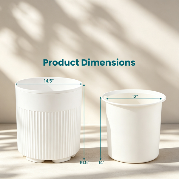 三合一户外冷藏边桌、6.2加仑隔热冰桶桌、全天候HDPE PP露台饮料冷藏桌，带木盖，适合游泳池后院阳台娱乐-8
