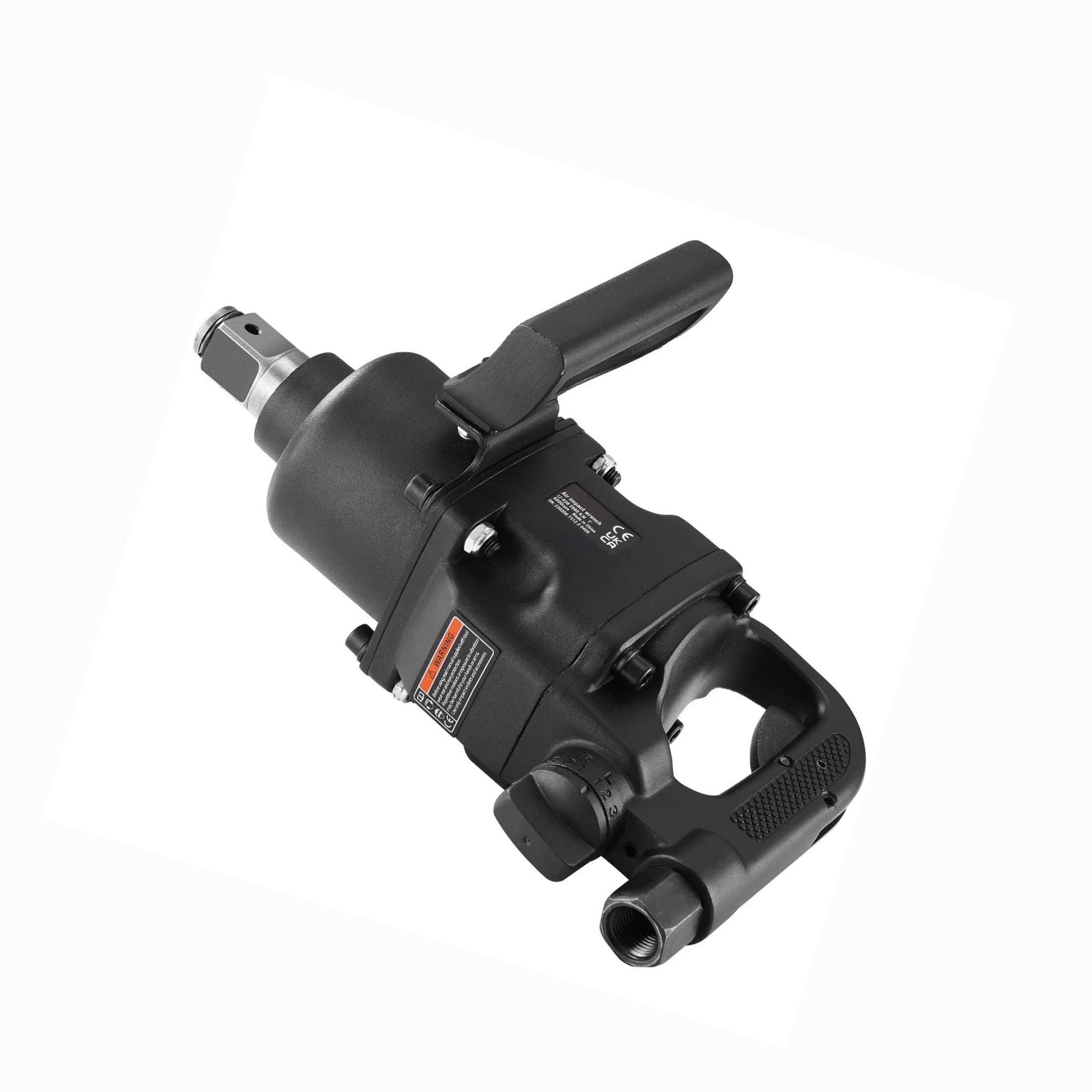 1 Inch Pneumatic Impact Wrench, 2730 ft-lbs Reverse Torque, Lightweight Air Impact Gun with 2 Handles