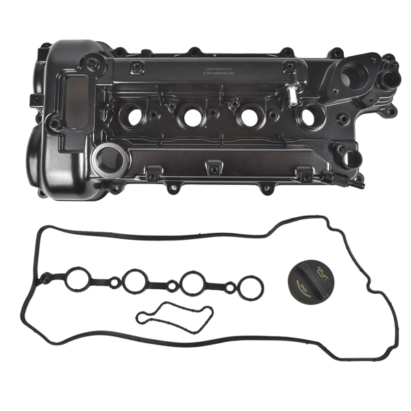 气门室盖 Aluminum Engine Valve Cover with Gasket Fits for Kia Rio Optima 2016-2020 Hyundai Elantra Black 1Pc-4