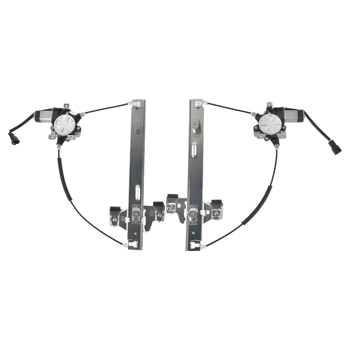 玻璃升降器 2Pcs Rear Left and Right Window Regulator with 2Pin Motor Fit for Hummer H2 Pickup Sport Utility 2003-2009