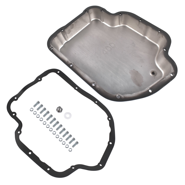 变速箱油底壳 Finned Aluminum 2-3/8" Automatic Transmission Oil Pan Fits for GM TH400 Turbo 400-4