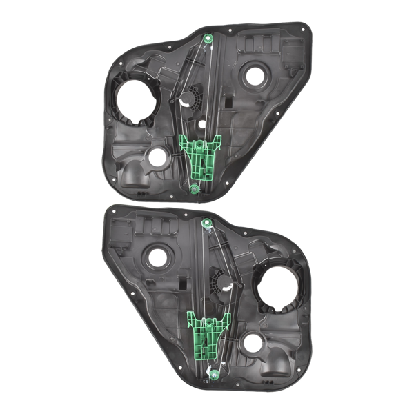玻璃升降器 2Pcs Rear Left and Right Plastic Power Window Regulator Fits for Hyundai Santa Fe 2019-2022 83471S1000 83481S1000-3