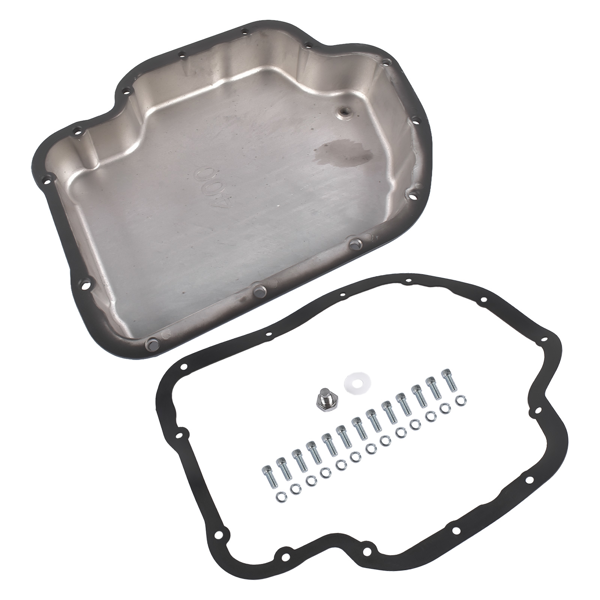 变速箱油底壳 Finned Aluminum 2-3/8" Automatic Transmission Oil Pan Fits for GM TH400 Turbo 400-5