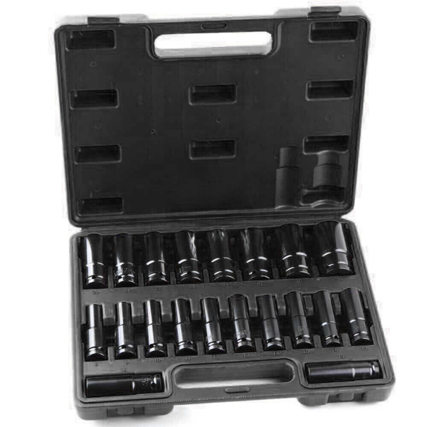 20pcs冲击套筒工具套装1/2英寸公制8-32mm-7