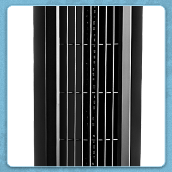 美规 RTW-AR 塔扇 110V 45W 32英寸 柱形塔扇 触控 带遥控  塑料机身 铜电机 黑色 3档 3种模式 可摇头 7.5小时定时 家用-8