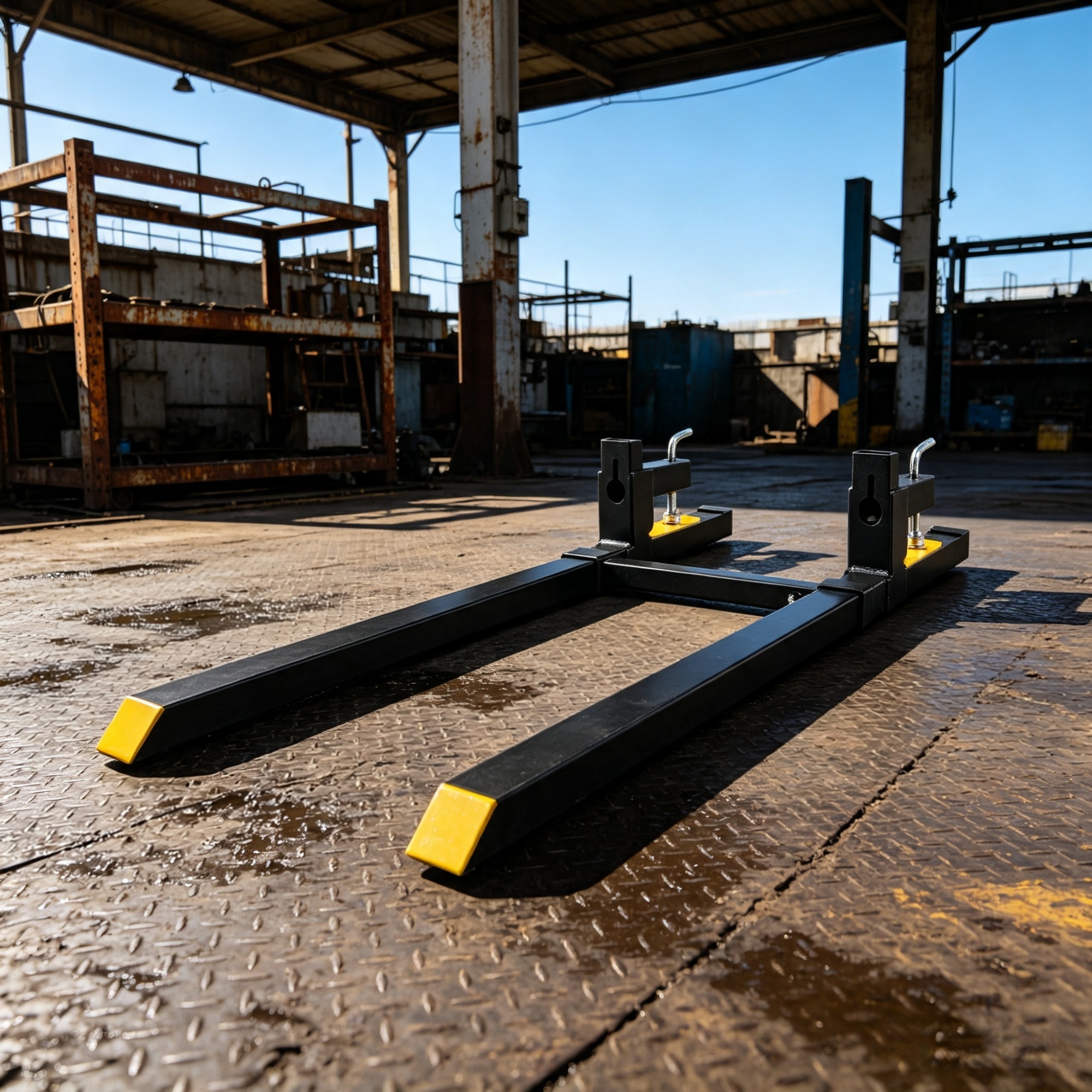 2000 lbs 60″ Clamp-On Pallet Forks view 4