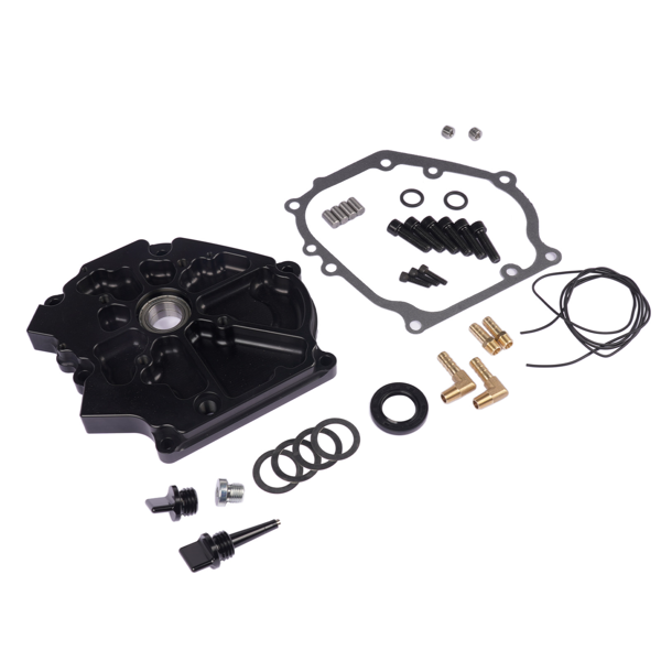 发动机侧盖 Black Dual Bearing Side Cover Replacement for GX200/Clone 196 Predator Hemi, Ghost 212 224-2