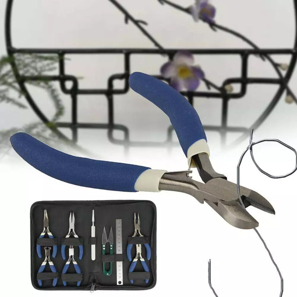 9PCS珠钳工艺工具套装钢丝钳套件工具-6
