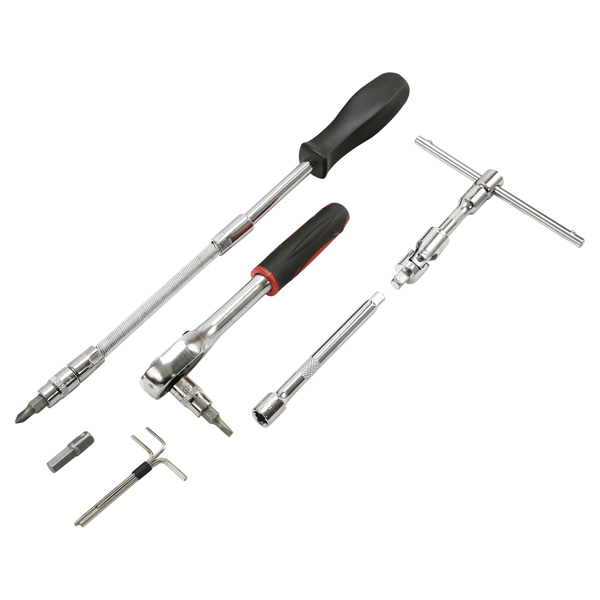 46件套扳手工具红色-7