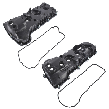 气门室盖 2PCS Valve Cover Left+Right Replacement for Ford F-150 2013-16 Lincoln Navigator 15-17 3.5L
