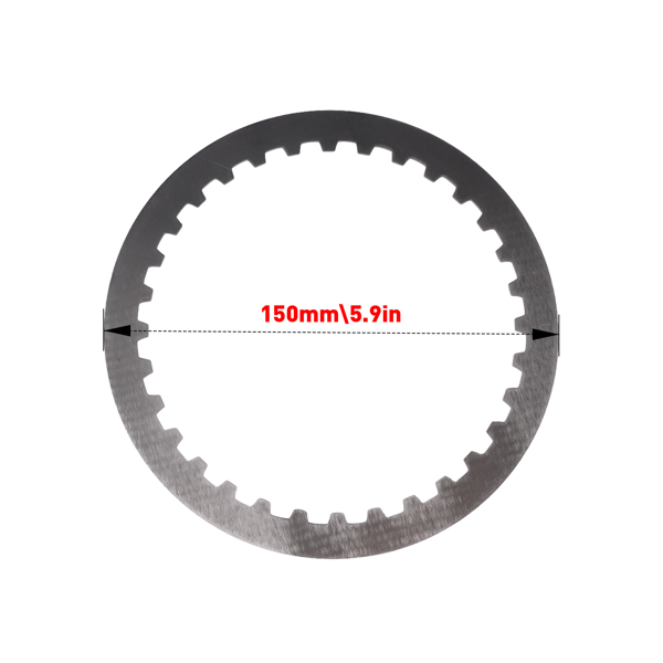 离合器摩擦片钢片套件 Clutch Friction Steel Plate Kit Fit for Harley Electra Glide FLHT FLHTCU 1999-2017-7