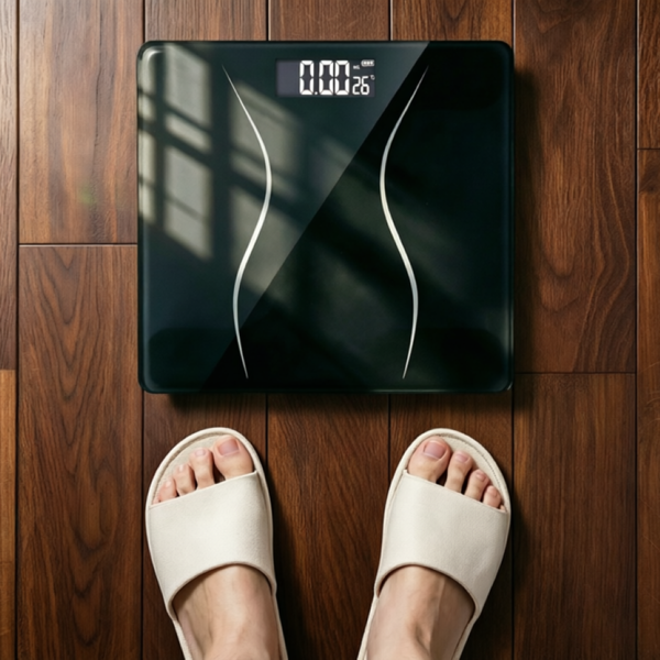28*28cm 180kg/0.1kg 体重秤 新小蛮腰状 黑色-10