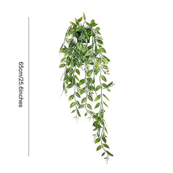 UK4件装盆栽仿真悬挂植物室内假蔓生植物家居房间-5