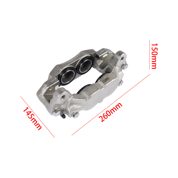 刹车钳 Front Left Brake Caliper Fits for Cadillac Escalade Chevrolet Silverado 1500 GMC Sierra 1500 2019-2024 Silver 1Pc-9