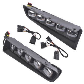 雾灯 LED Daytime Running & Turn Signal Light Replacement for Ford Bronco 2/4 Door 21-24 Bumper Kit
