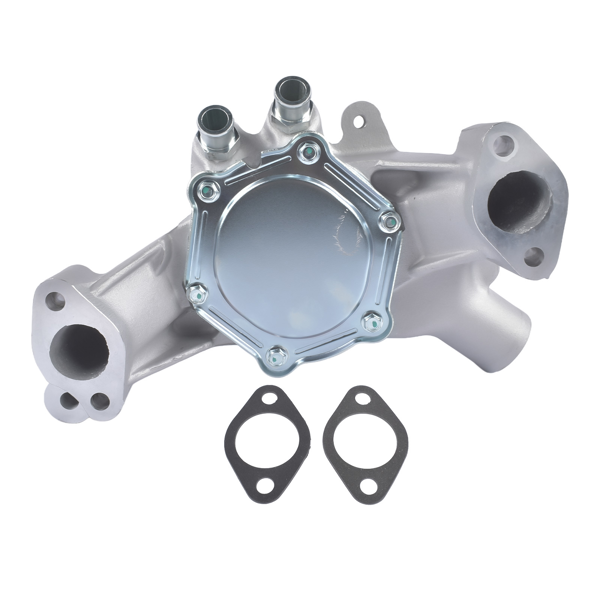 水泵 High Flow Satin Finish Long Water Pump Fits for Chevy BBC 402 502 V8 Engines Silver 1Pc-4