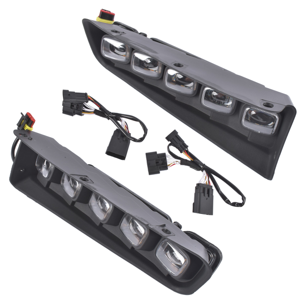 雾灯 LED Daytime Running & Turn Signal Light Replacement for Ford Bronco 2/4 Door 21-24 Bumper Kit-1