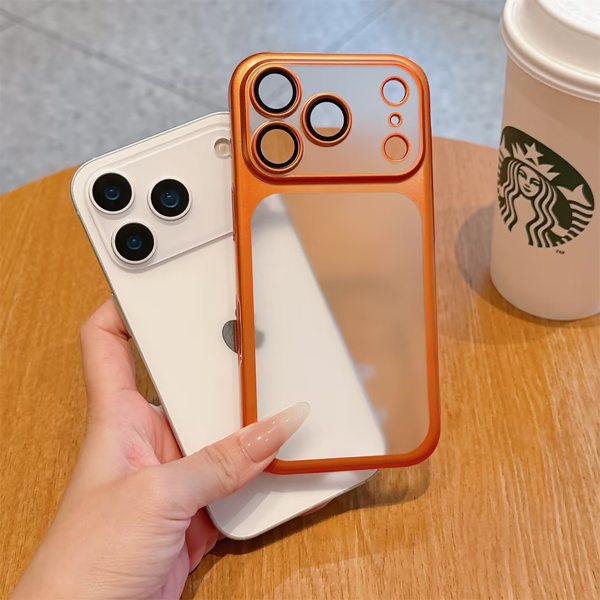 适用于 iPhone 17 Pro Max 的 保护壳 手机壳 橙色-3