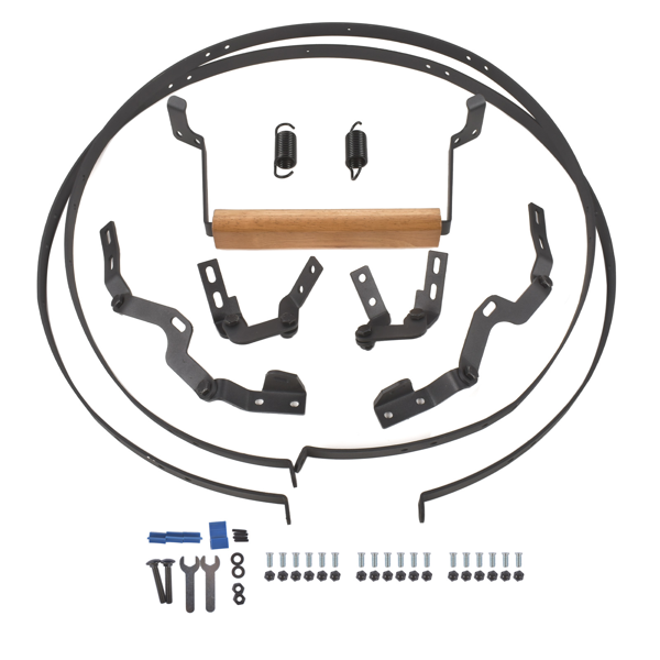 铰链套件 Hinge Assembly Barbecue Rust-Resistant Carbon Steel Replacement for Big Green Egg Large Size-6