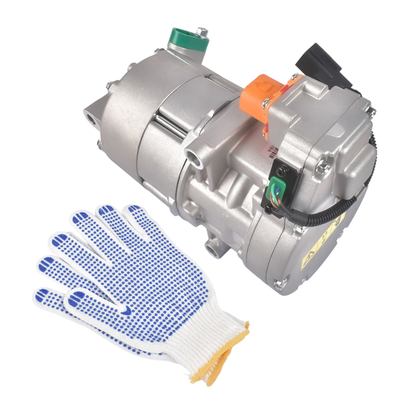 汽车空调压缩机 A/C Compressor with Clutch Fits for Kia Niro Sport Utility 2017-2022 1.6L L4 Silver 1Pc-6