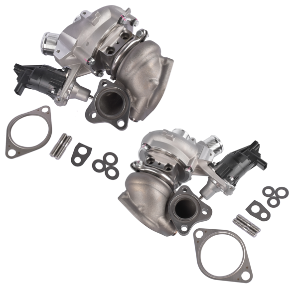 涡轮增压器套装 Twin Turbo Turbocharger K03 Replacement for Ford F-150 Expedition Navigator 3.5L 2018-2023-4