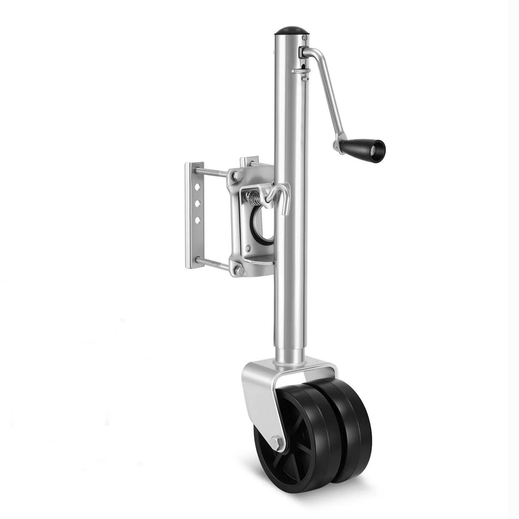 2000 lbs Heavy Duty Swivel Boat Trailer Jack with PP Dual Wheel
