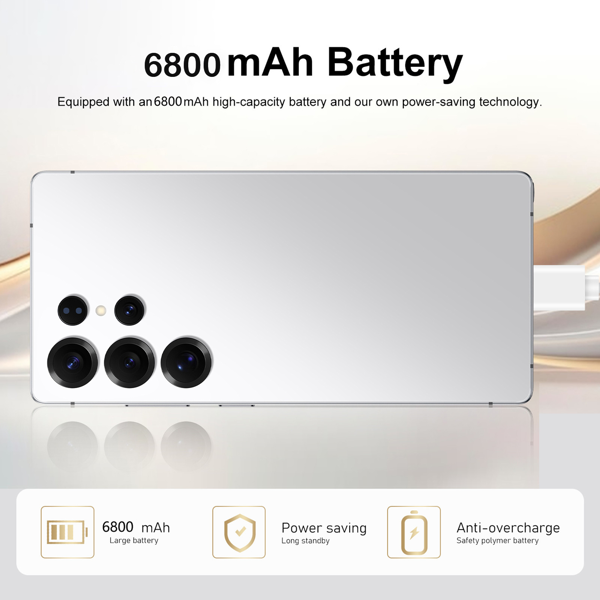 25 Ultra 手机 8GB+256GB 解锁版，5G智能手机（附触控笔），7.2英寸高清屏幕，搭载Android 14.0系统，双卡双待-3